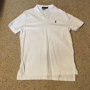 Ralph Lauren white polo size large